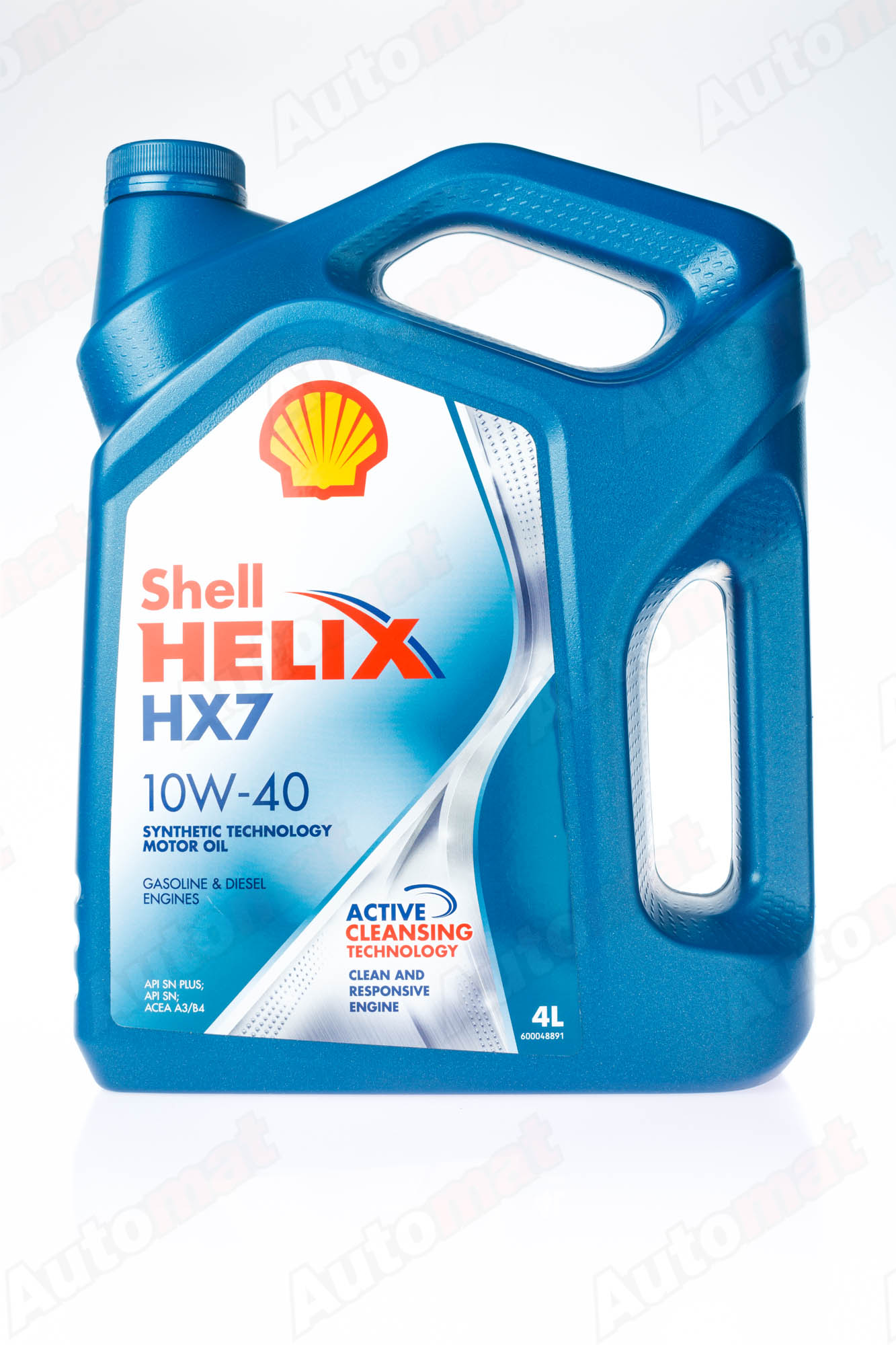 Моторное масло Shell Helix HX7 SN/CF A3/B4 10W-40, 4л