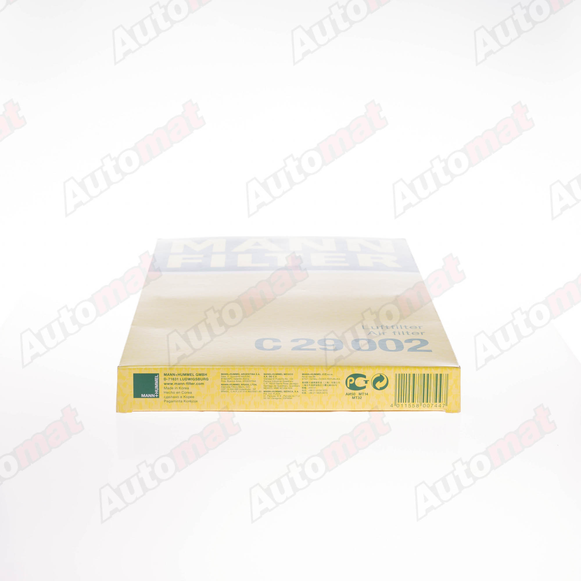 Фильтр воздушный MANN-FILTER C 29002 / A-1010