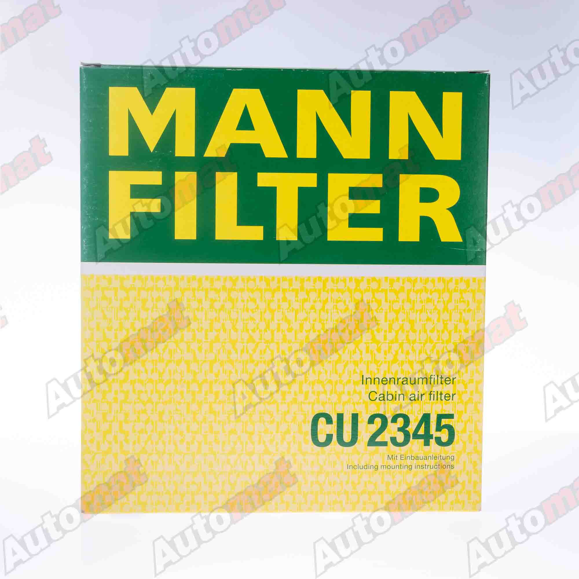 Фильтр салонный MANN-FILTER CU 2345 / AC-110