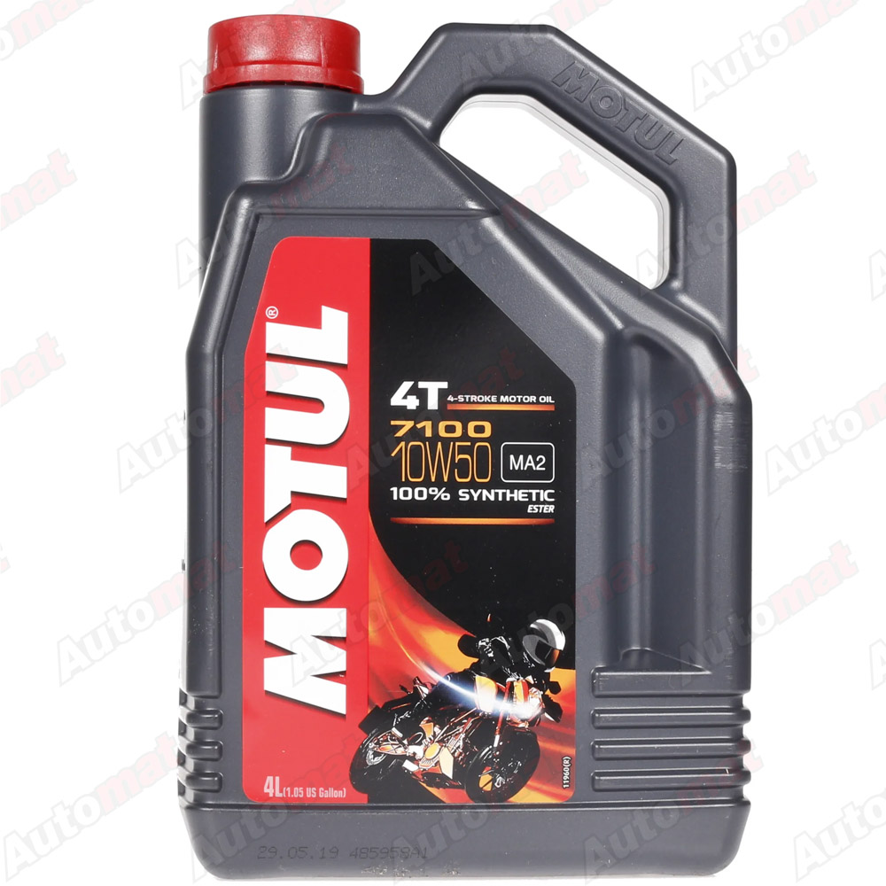 Масло моторное Motul 7100 4T 10W50, синтетическое (4л)