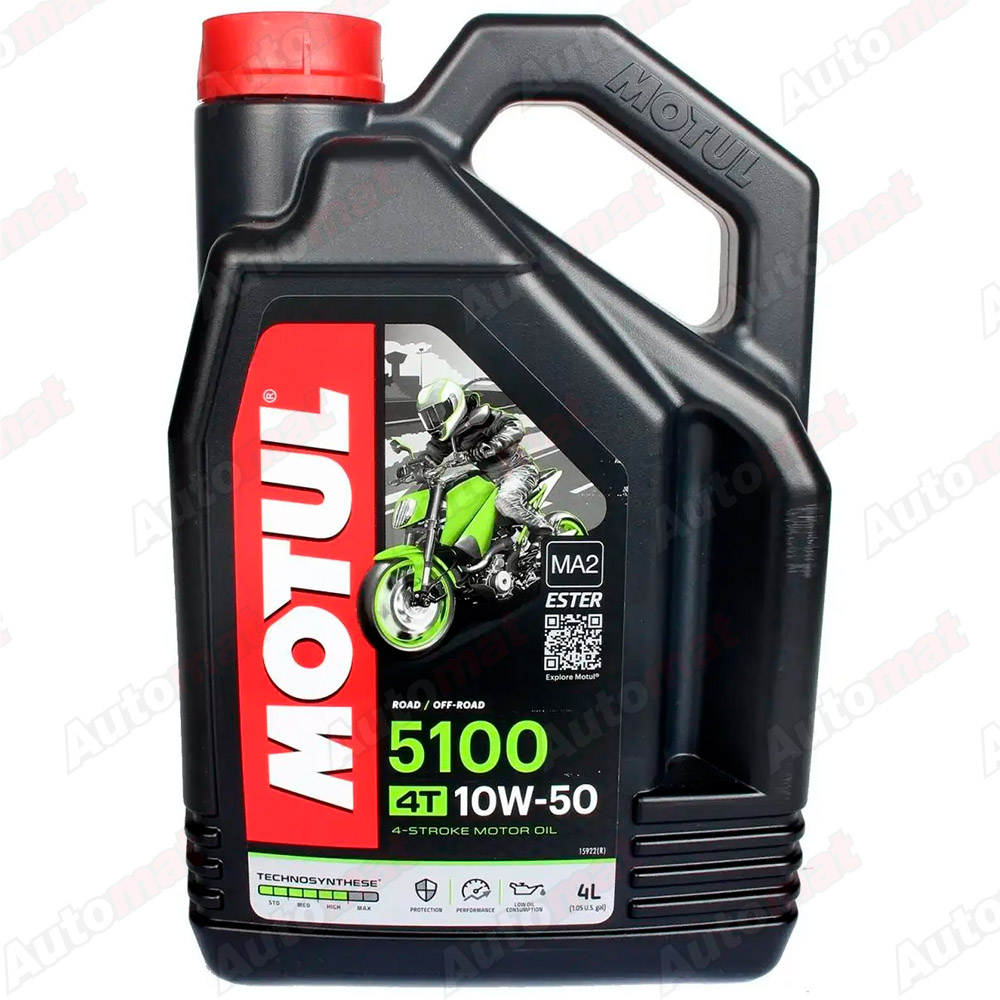 Масло моторное Motul 5100 4T 10W50, Technosynthese (4л)