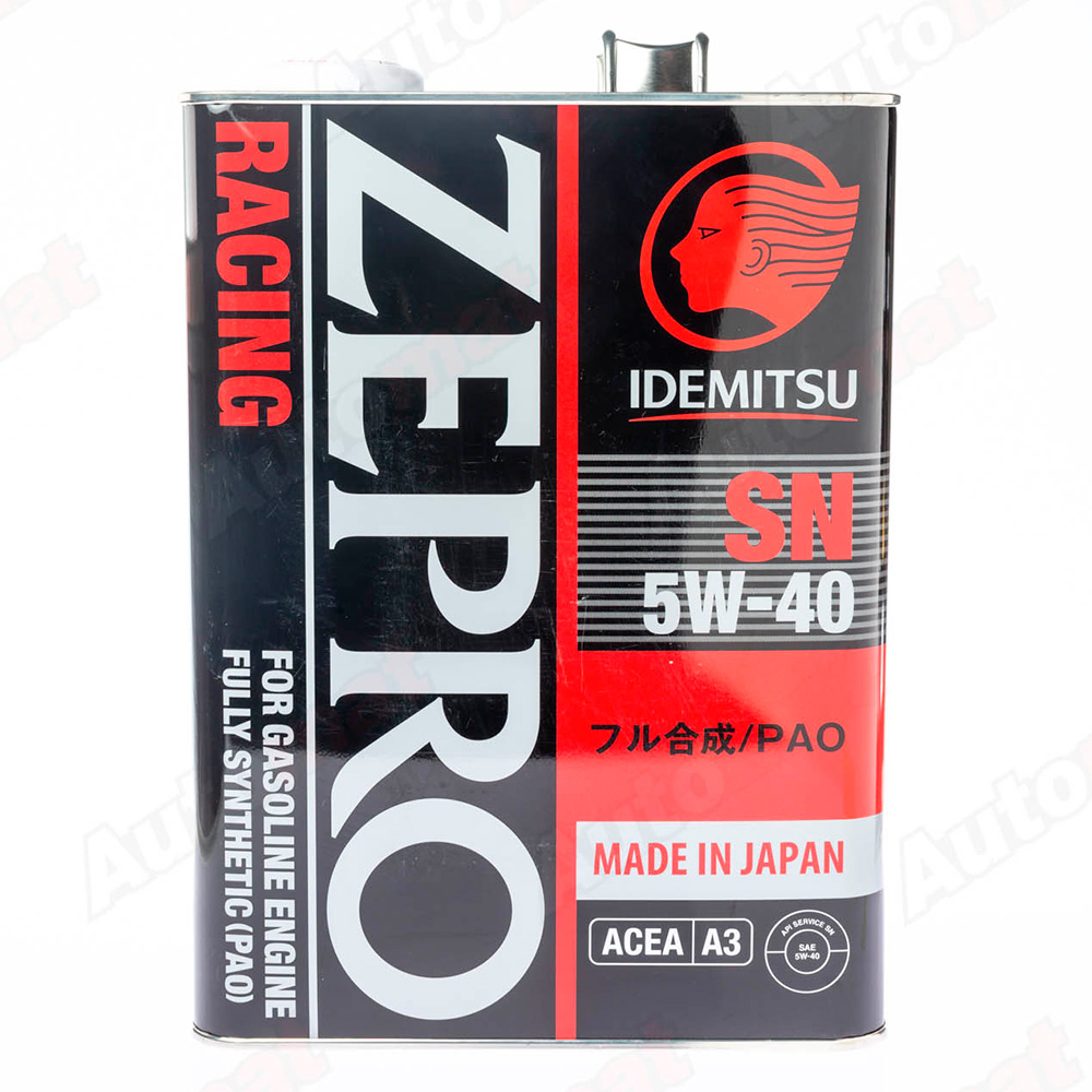 Моторное масло IDEMITSU ZEPRO RACING 5W-40 SN FULLY SYNTHETIC, 4л