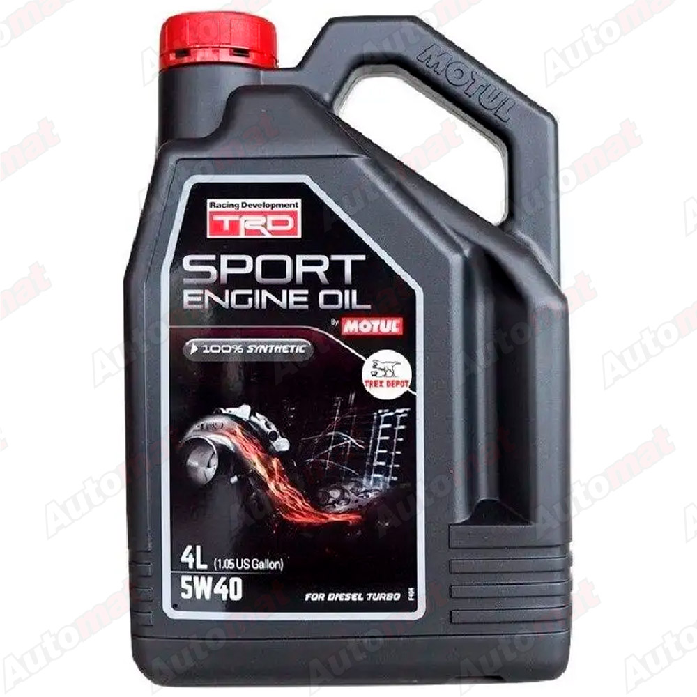 Масло моторное Motul TRD SPORT ENGINE OIL 5W40 DIESEL, синтетическое (4л)