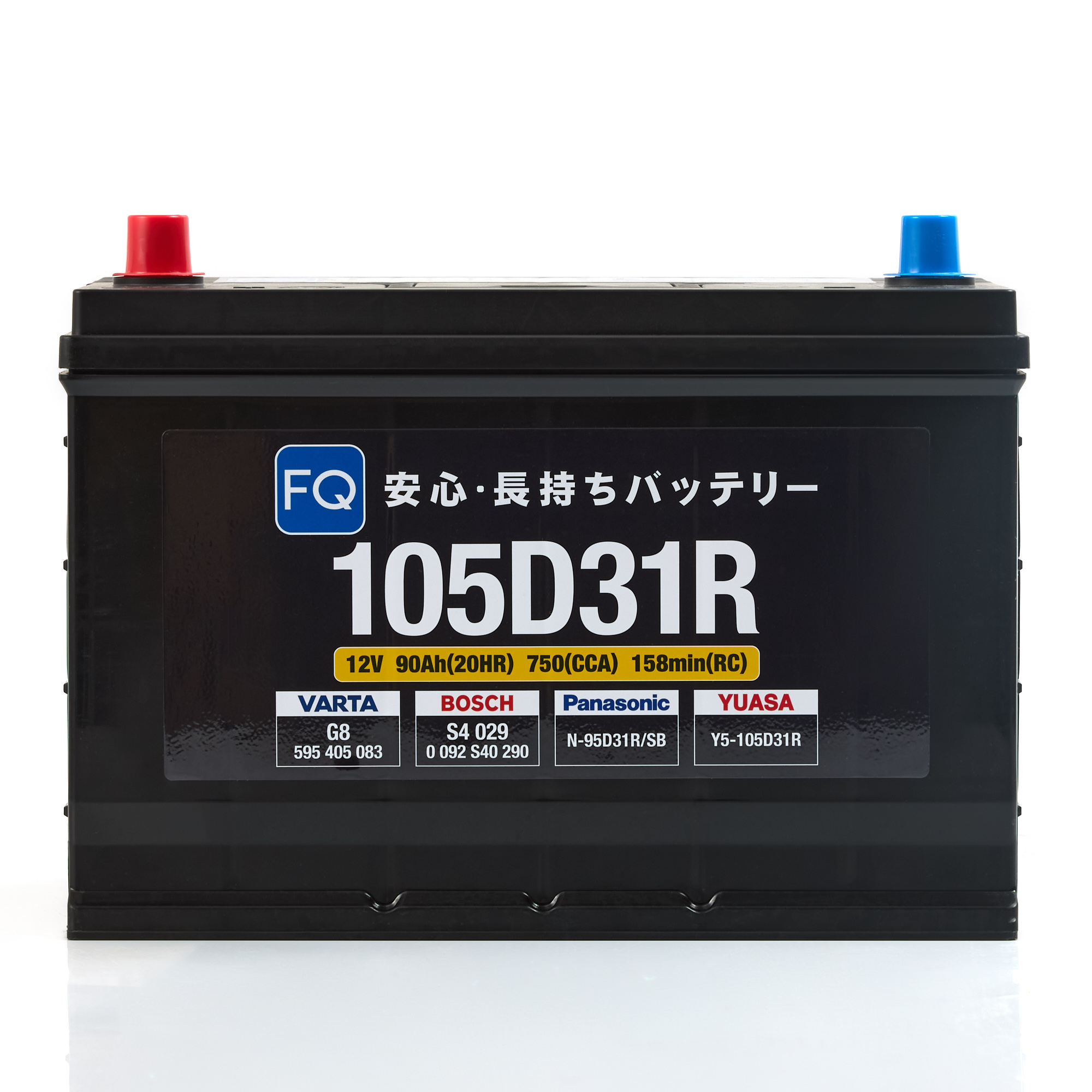 Аккумулятор FQ JIS BLUE ENERGY 105D31R 90Ah