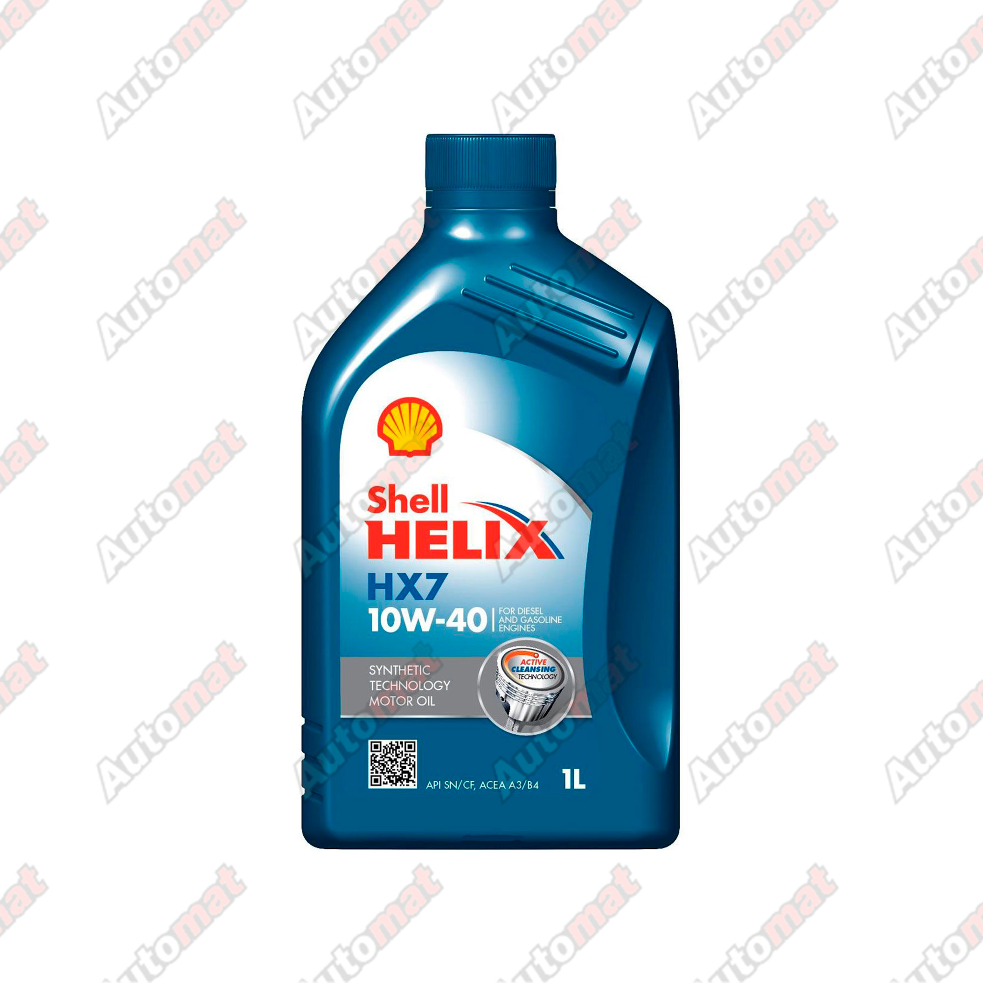 Моторное масло Shell Helix HX7 SN/CF A3/B4 10W-40, 1л