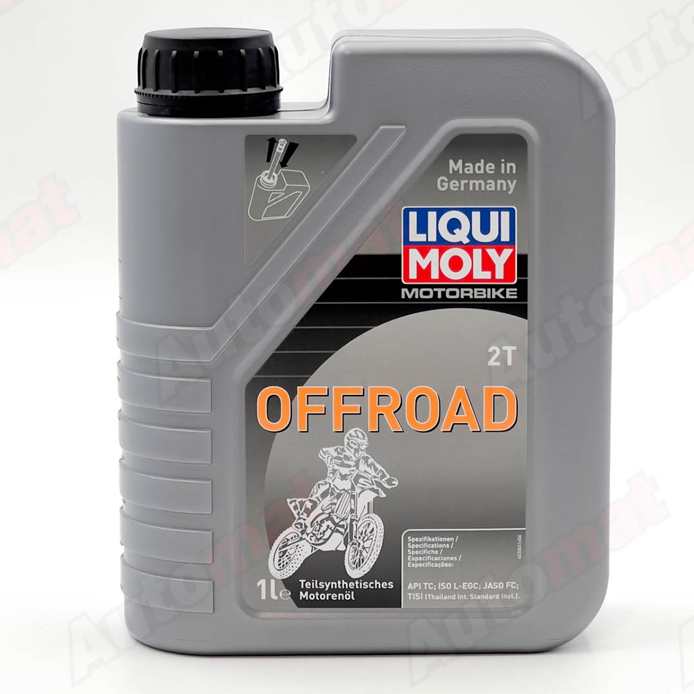 Моторное масло LiquiMoly Motorbike 2T Offroad полусинтетическое, 1л