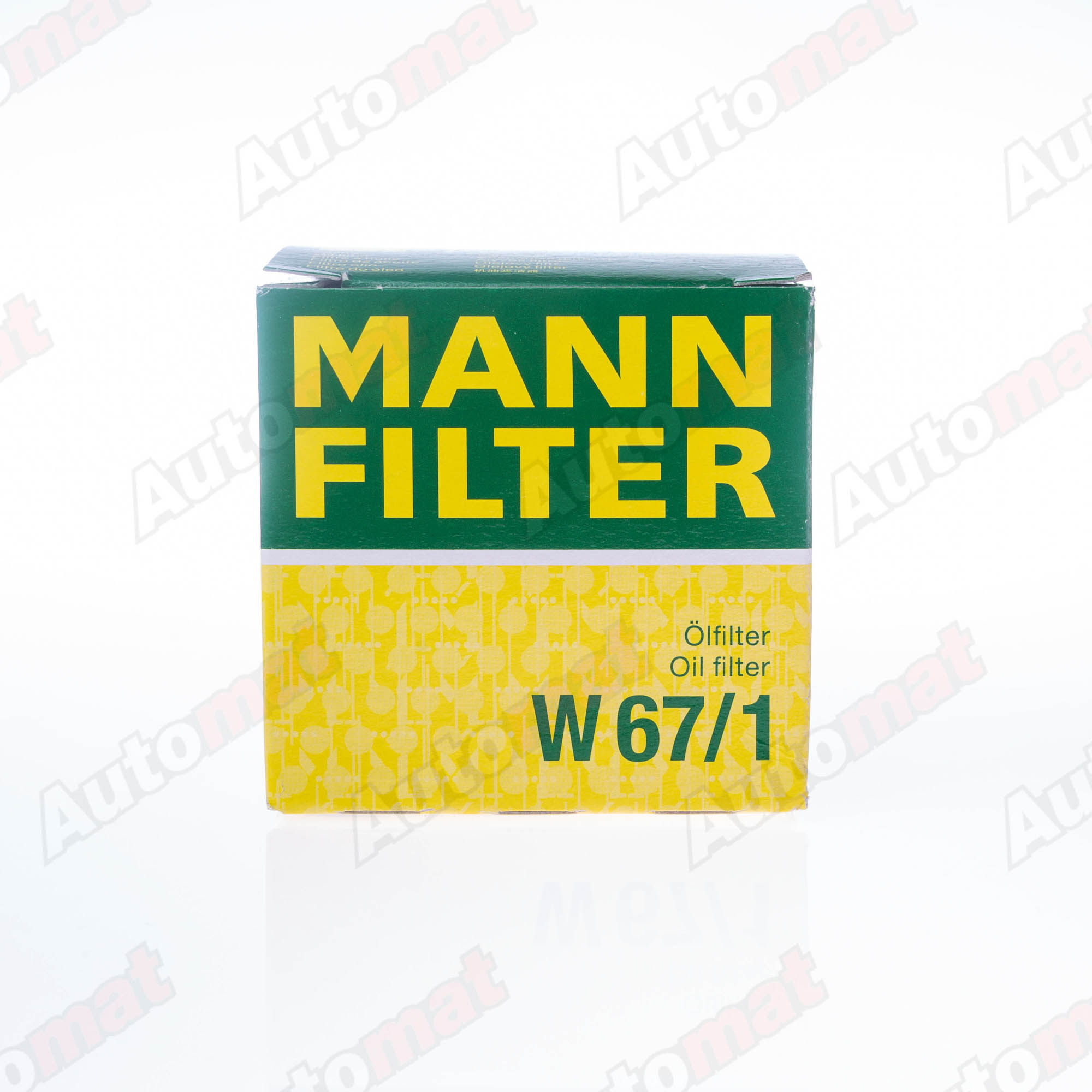 Фильтр масляный MANN-FILTER W 67/1 / C-224 / C-808 / C-901