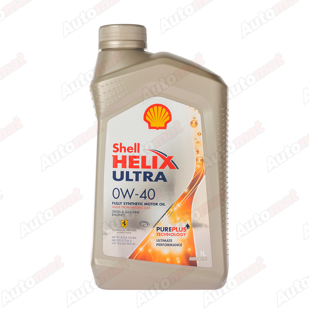 Моторное масло Shell Helix Ultra 0W-40 SN/CF, 1л