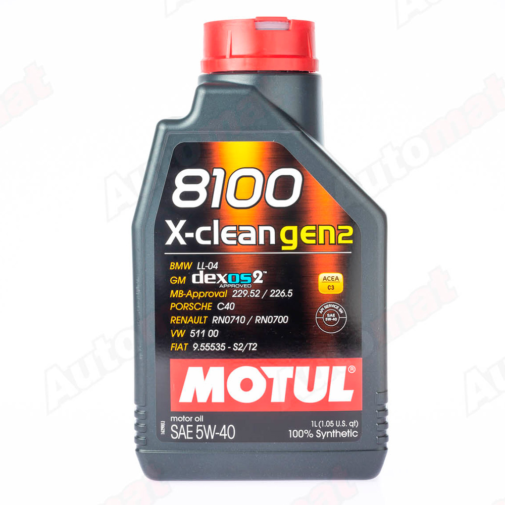 Моторное масло Motul 8100 X-clean C3 GEN2 5W40, 1л