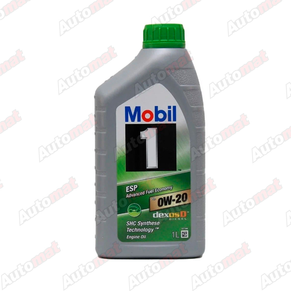 Моторное масло MOBIL 1 ESP X2 0W-20 FULLY SYNTHETIC, 1л