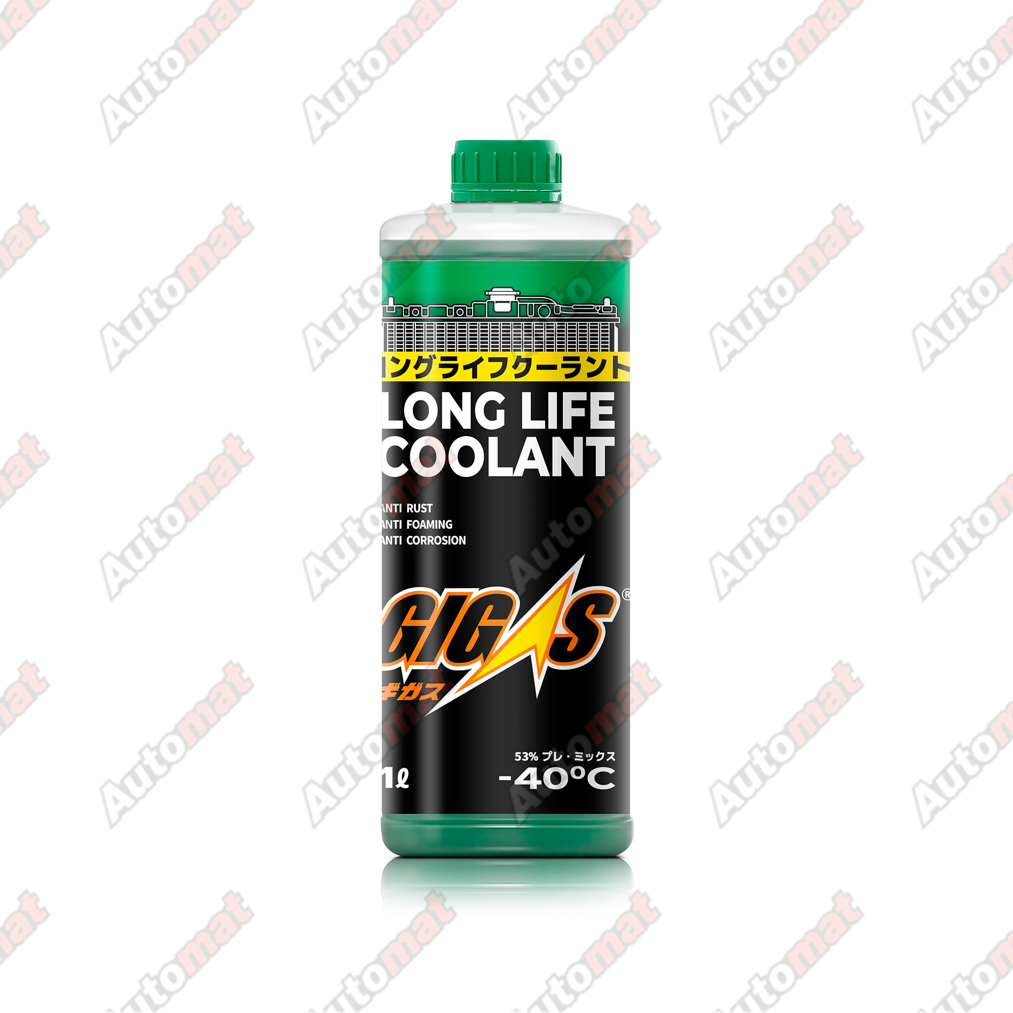 Антифриз GIGAS LONG LIFE COOLANT -40 GREEN, 1л