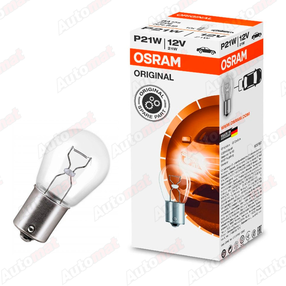 Лампа OSRAM ORIGINAL LINE 12V 21W P21W BA15s