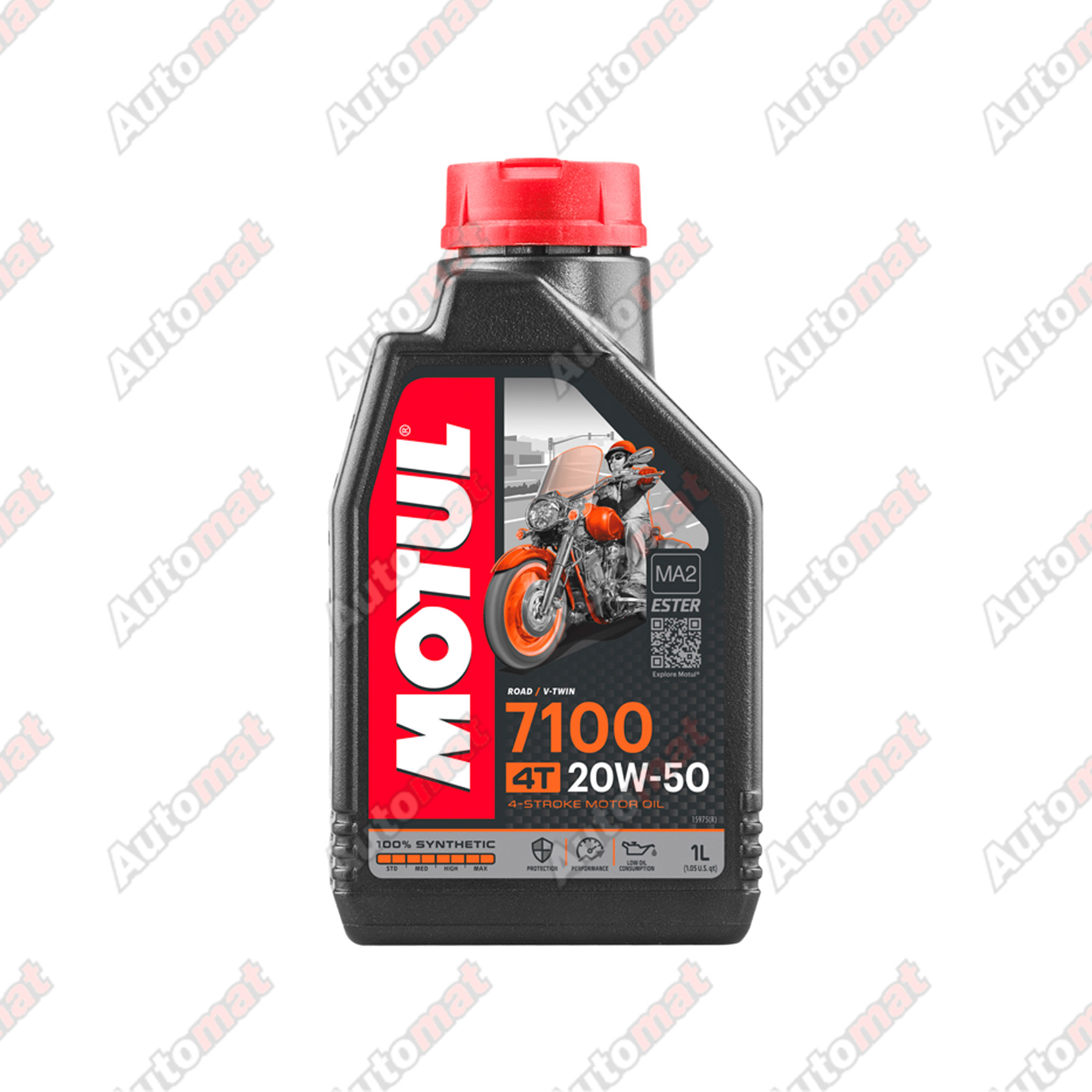 Масло моторное Motul 7100 4T 20W-50 синтетическое, 1л