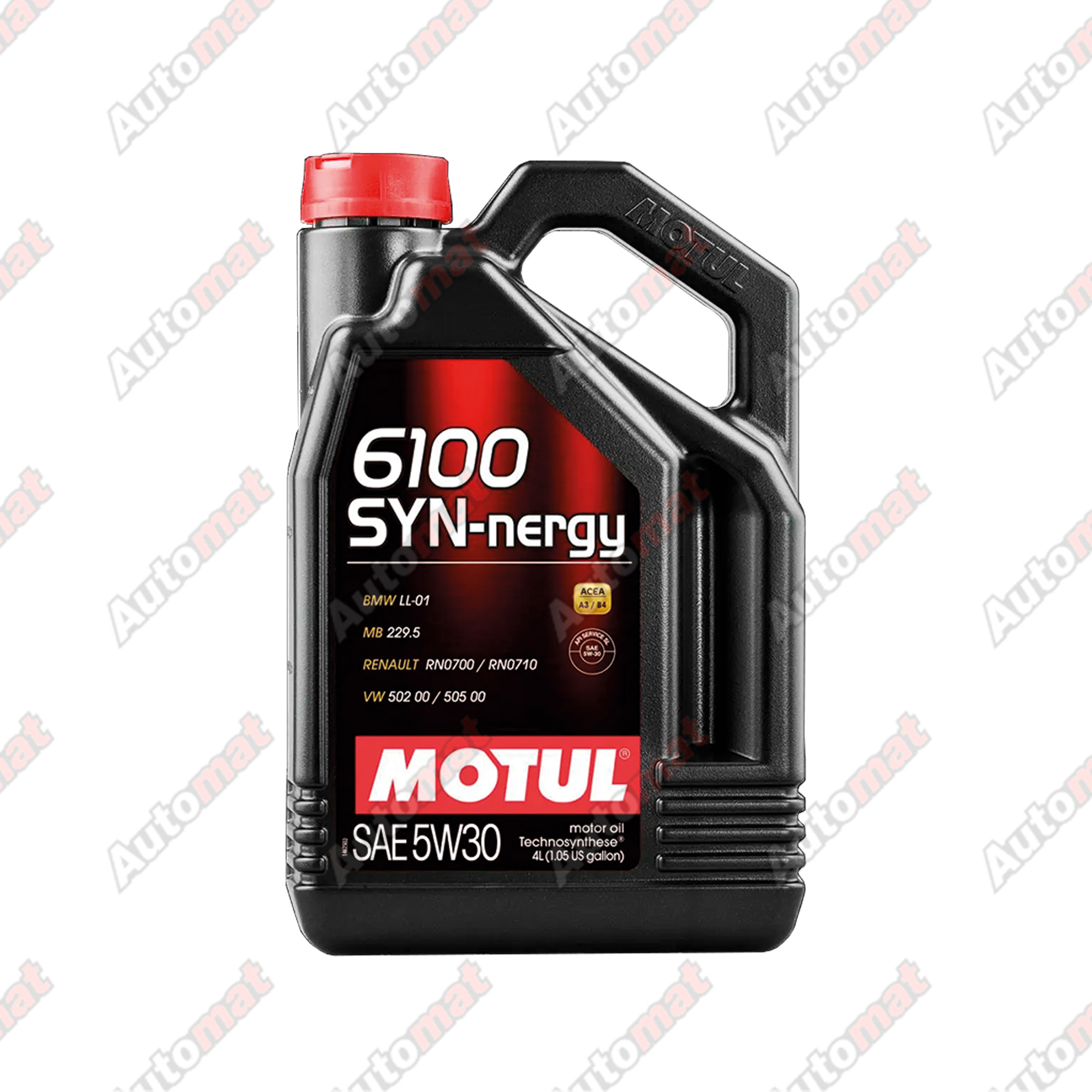 Моторное масло Motul 6100 SYN-NERGY 5W30 Technosynthese, 4л