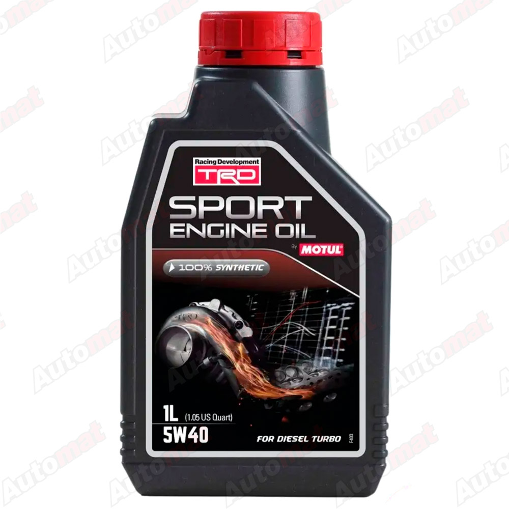 Масло моторное Motul TRD SPORT ENGINE OIL 5W40 DIESEL, синтетическое (1л)