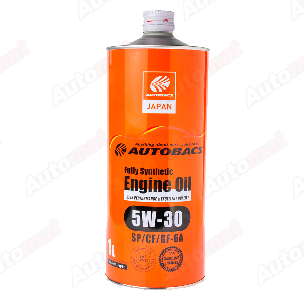 Моторное масло AUTOBACS ENGINE OIL FS 5W-30 SP/CF/GF-6A FULLY SYNTHETIC, 1л