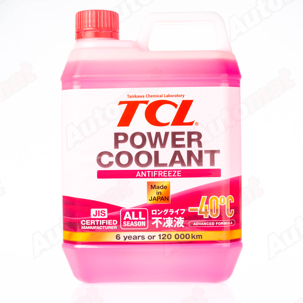 Антифриз TCL Power Coolant SLLC, розовый, -40°C, 2л