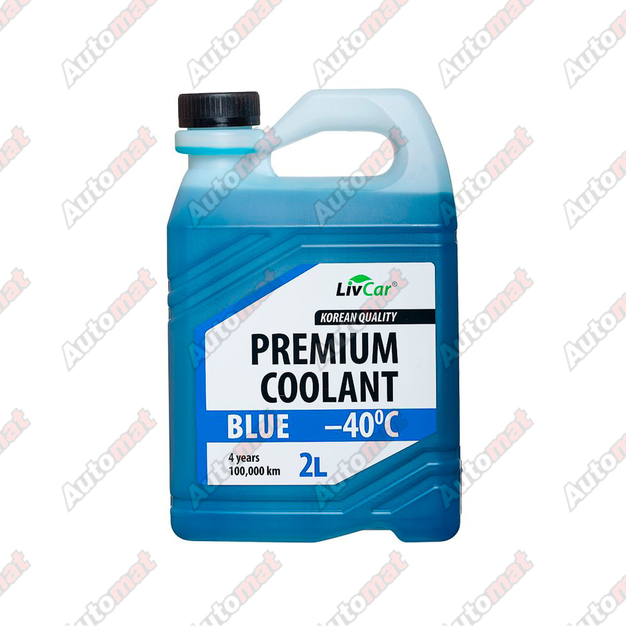 Антифриз всесезонный LIVCAR PREMIUM COOLANT BLUE -40, 2л