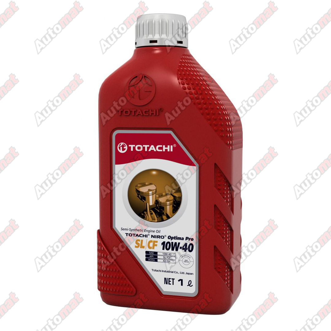 Масло моторное полусинтетическое TOTACHI NIRO OPTIMA PRO SEMI-SYNTHETIC SL/CF 10W-40 1л