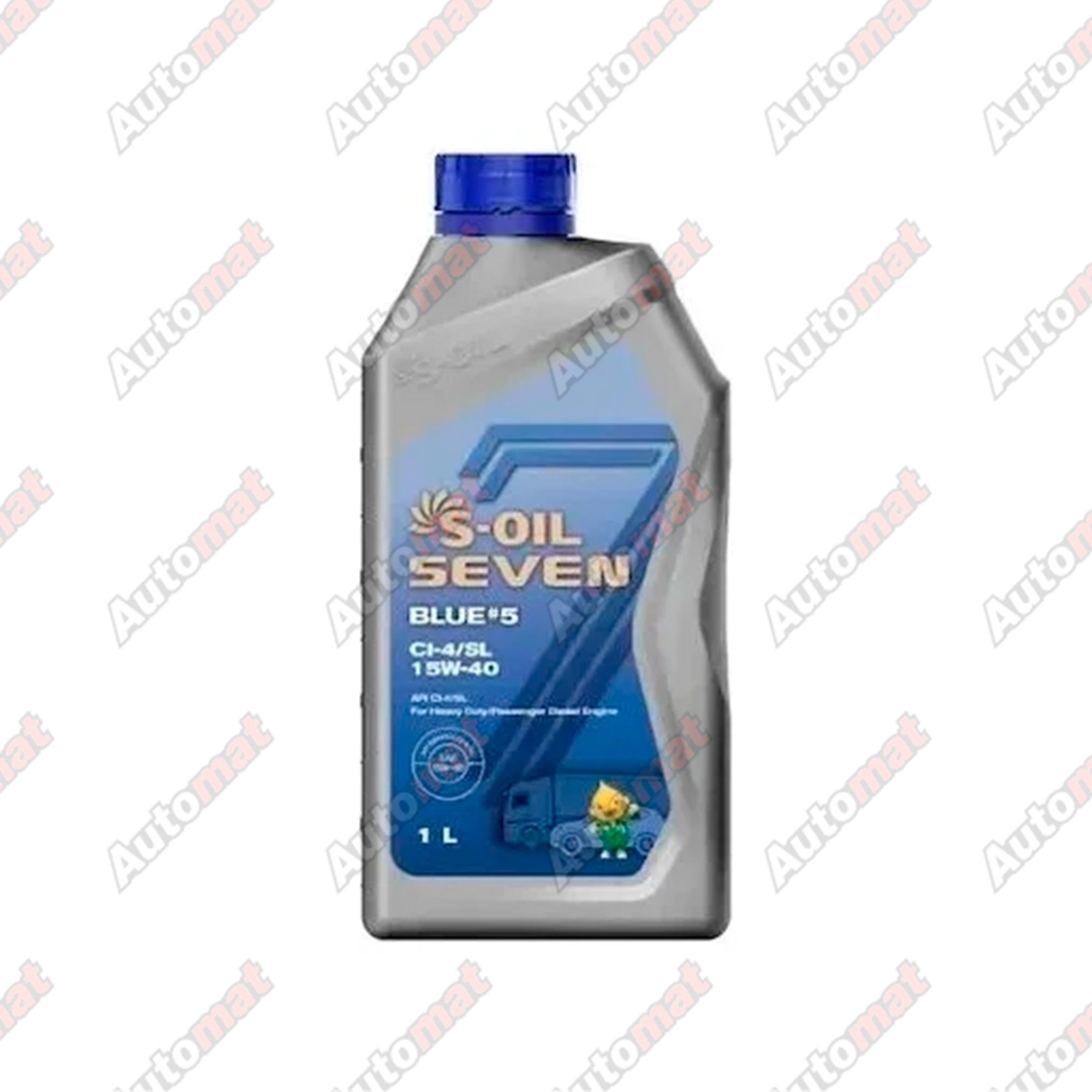 Масло моторное S-OIL 7 BLUE #5 CI-4/SL 15W-40 1л