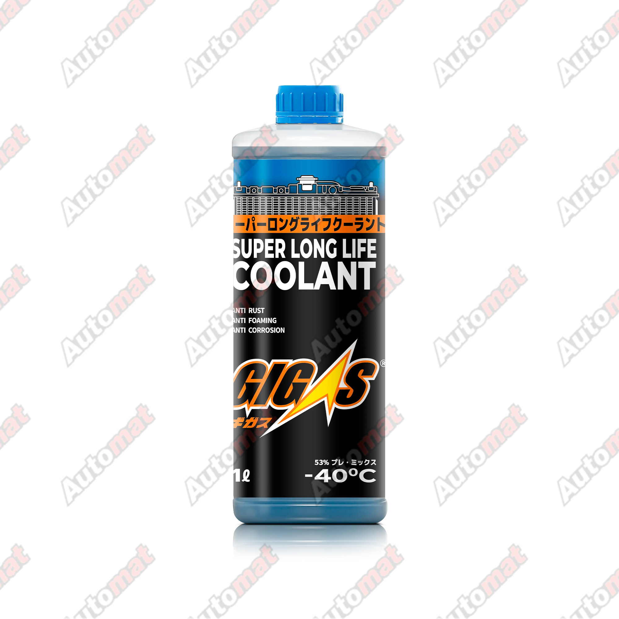 Антифриз GIGAS SUPER LONG LIFE COOLANT -40 BLUE, синий, 1л