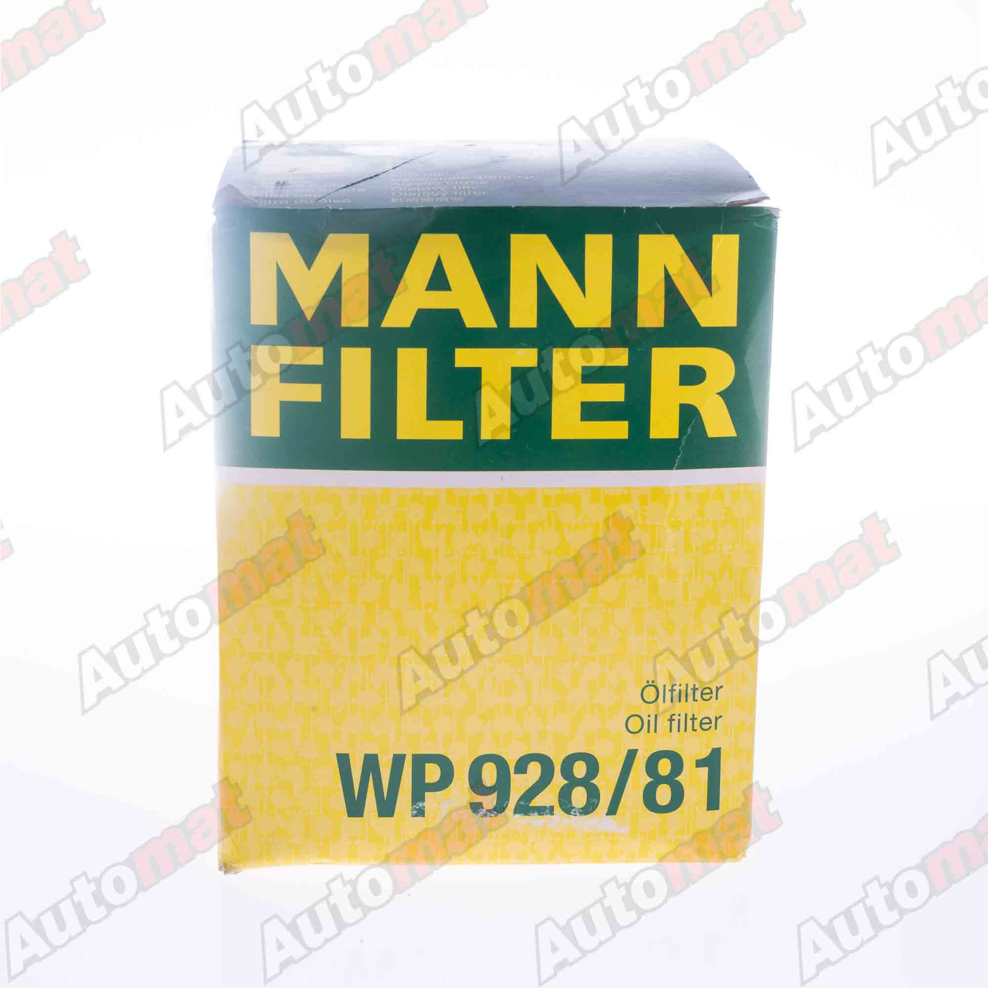 Фильтр масляный MANN-FILTER WP 928/81 / C-306