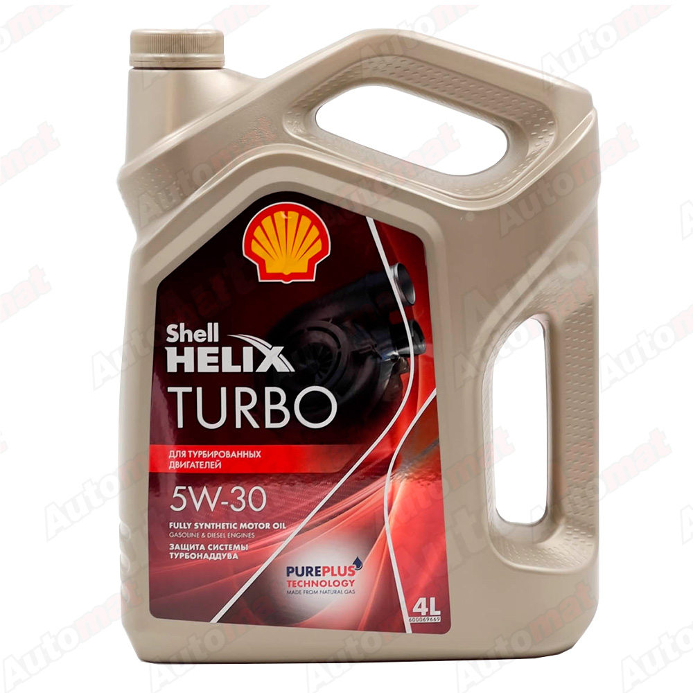 Масло моторное Shell Helix Turbo C3 5W-30 синтетическое, 4л