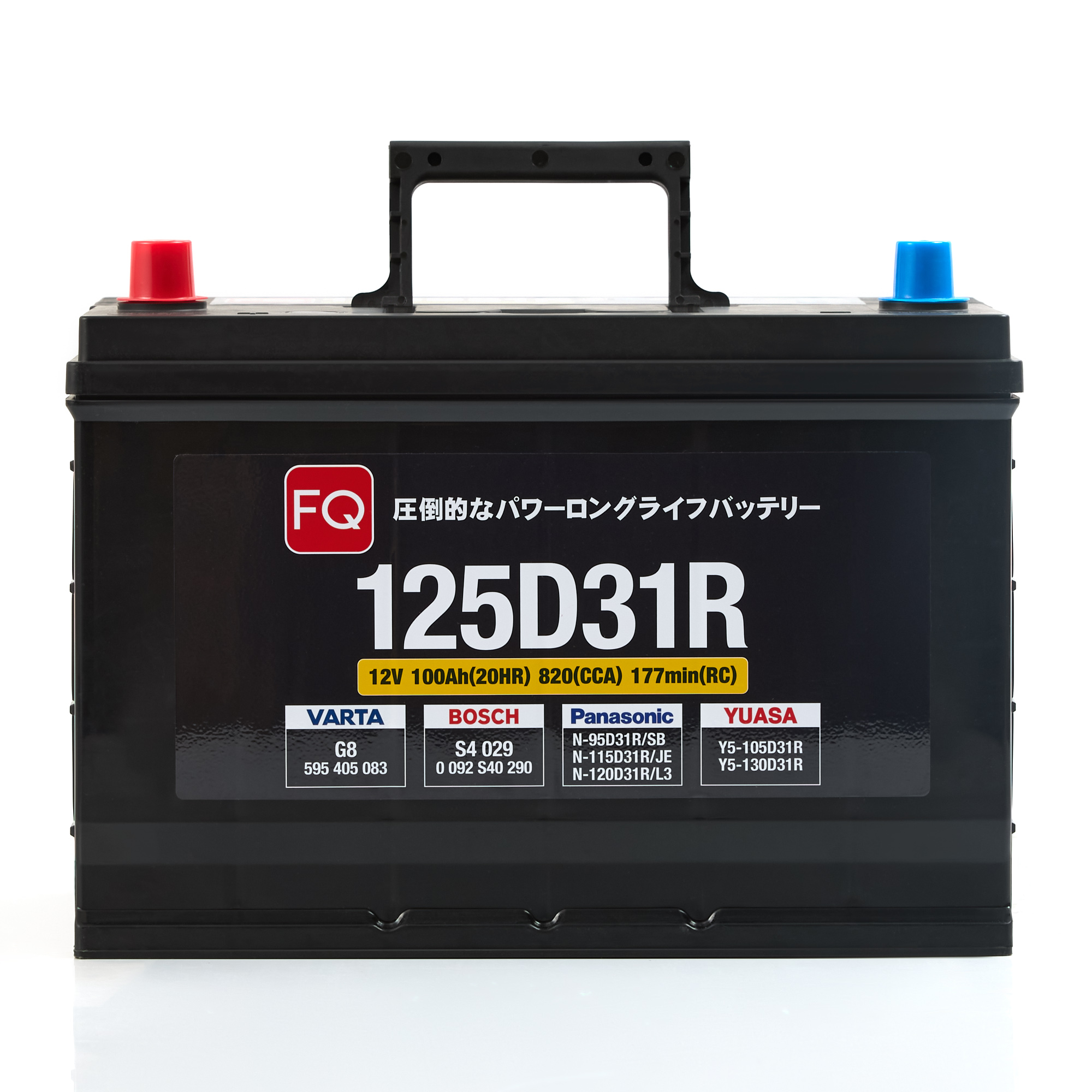 Аккумулятор FQ JIS RED ENERGY 125D31R 100Ah