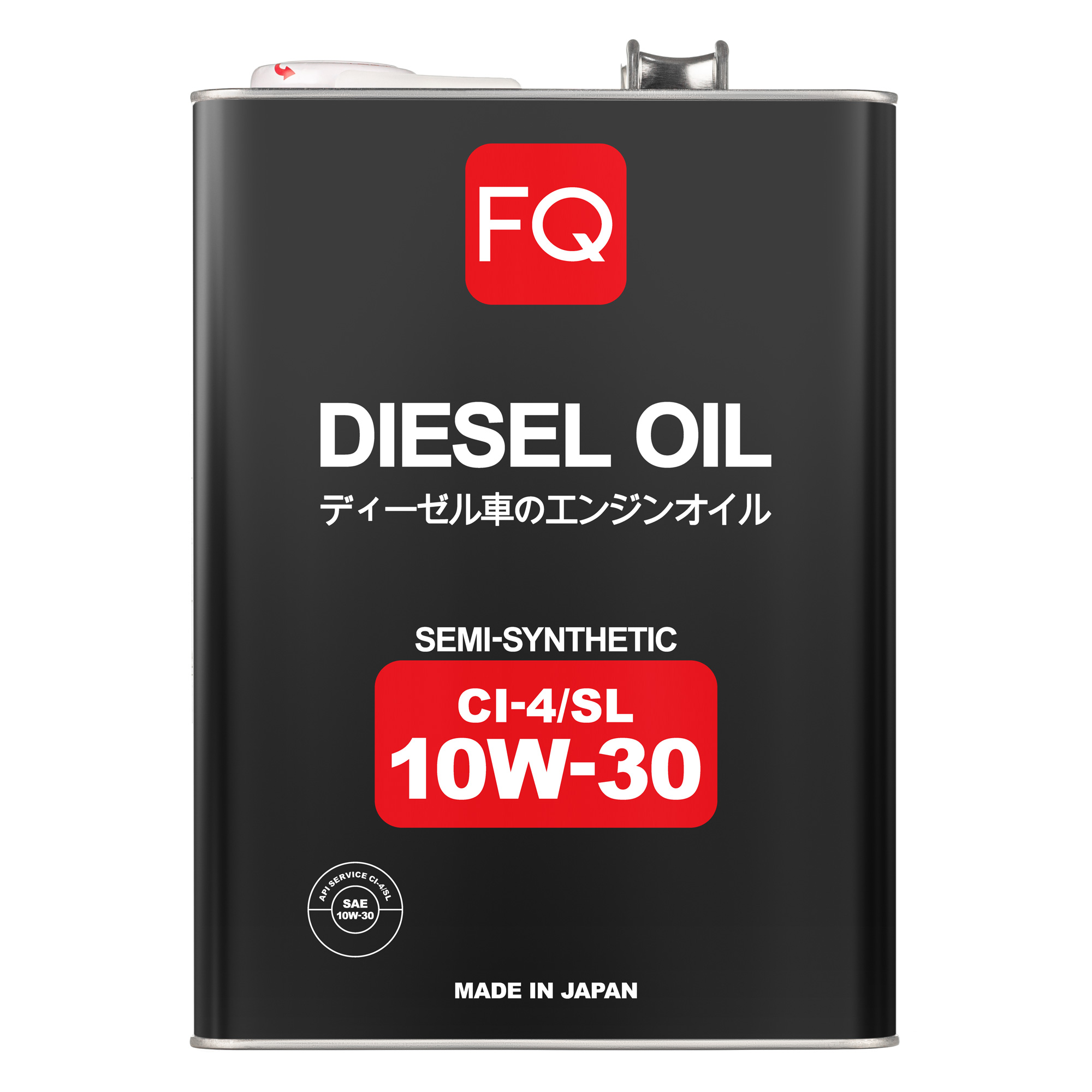 Моторное масло FQ DIESEL 10W-30 CI-4/SL SEMI-SYNTHETIC, 4л