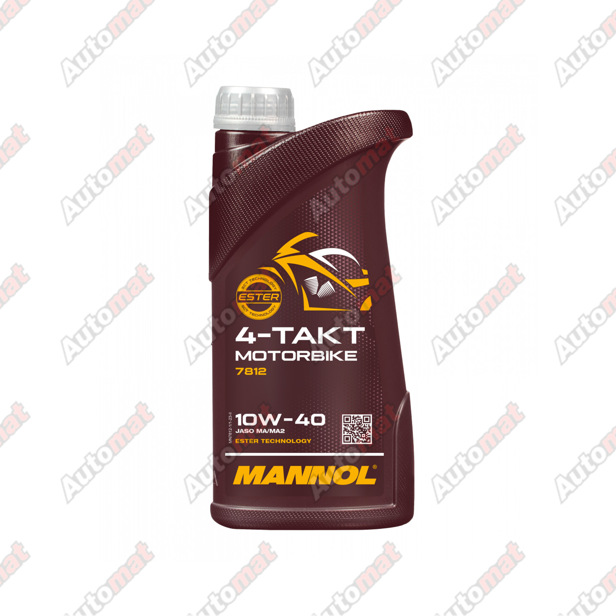 Моторное масло MANNOL 7812 Motorbike 4-Takt 10W-40, 1л