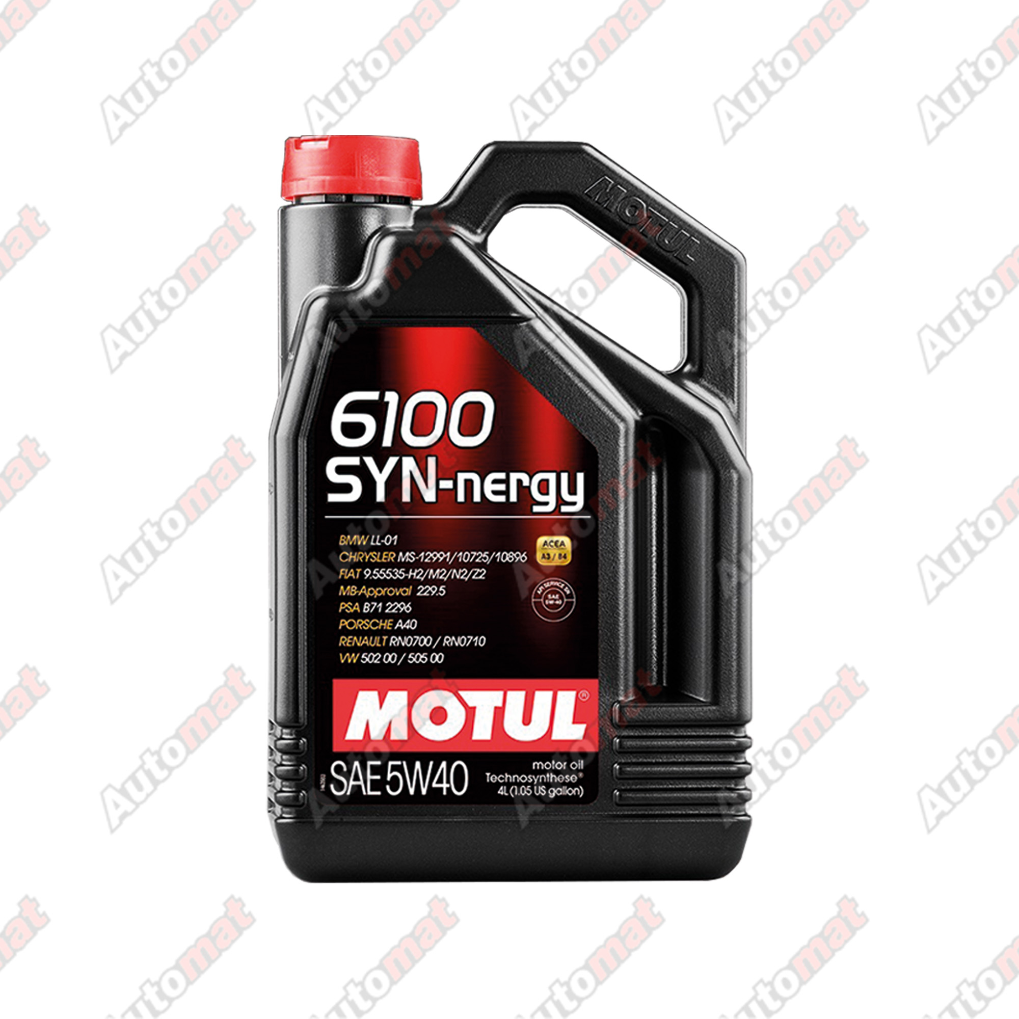 Моторное масло Motul 6100 SYN-NERGY 5W40 Technosynthese, 4л