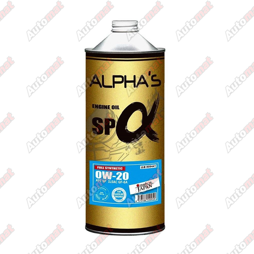 Масло моторное ALPHA'S 0W-20 SP/GF-6A синтетическое, 1л