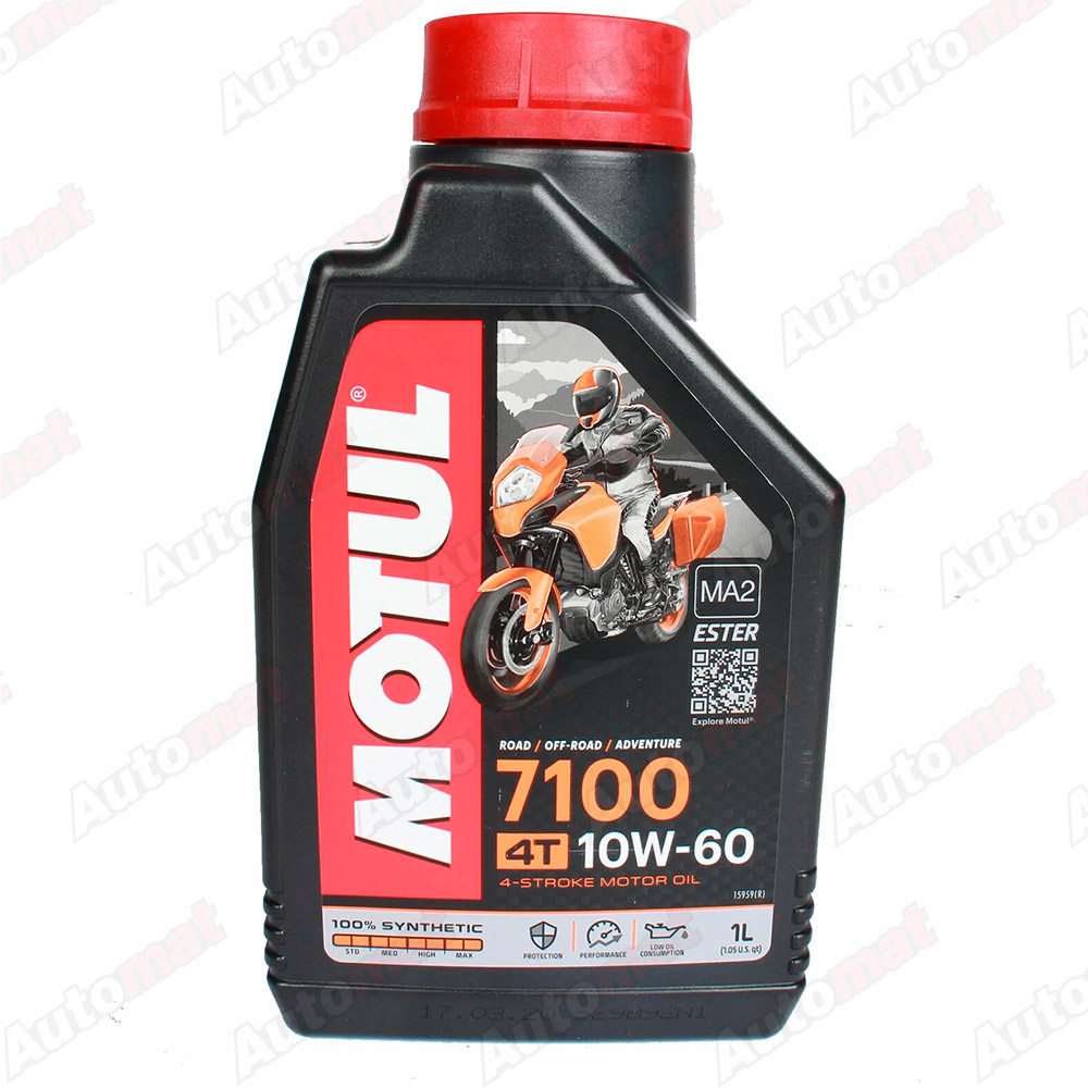 Масло моторное Motul 7100 ESTER 4T 10W-60, синтетическое (1л)