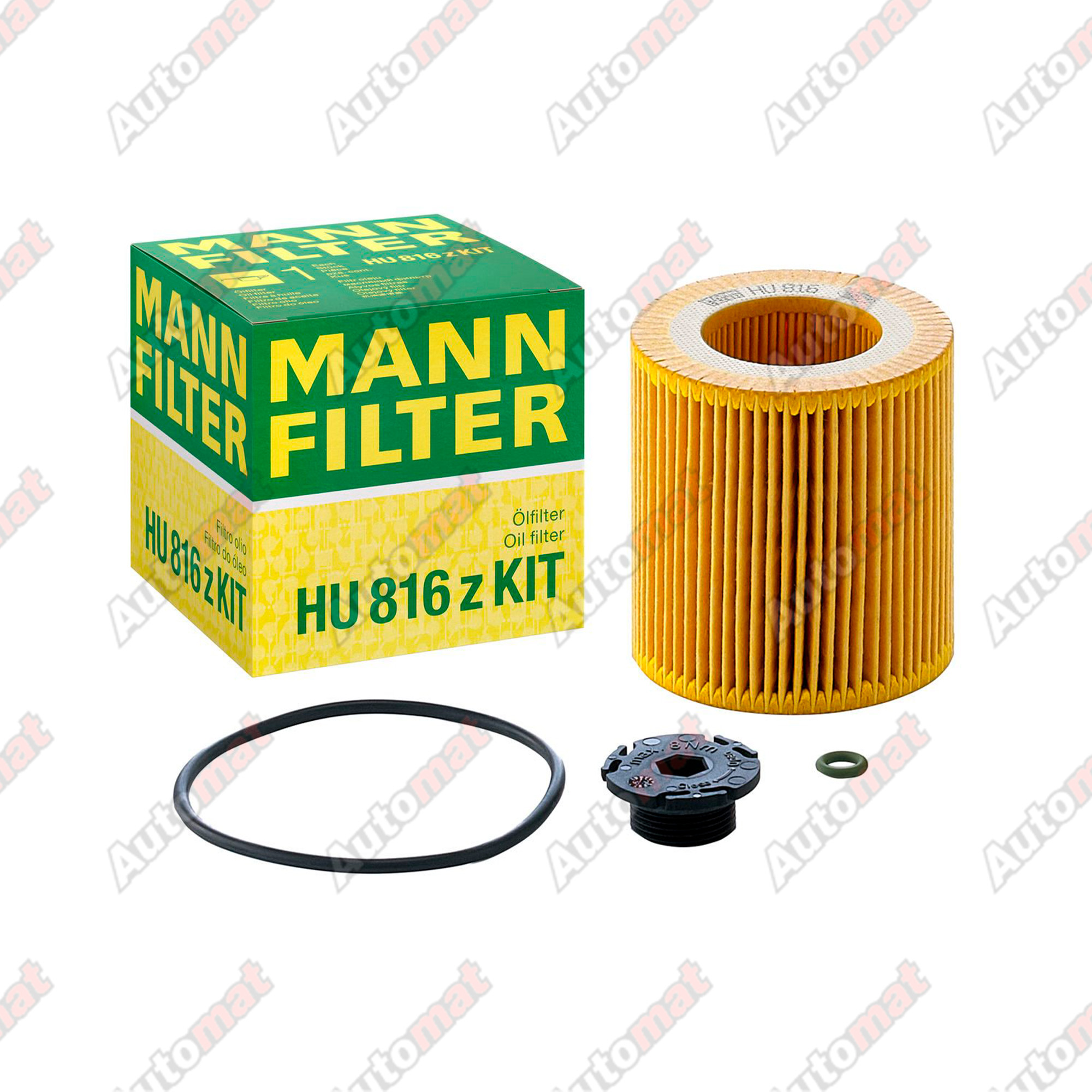 Фильтр масляный MANN-FILTER HU 816 z KIT