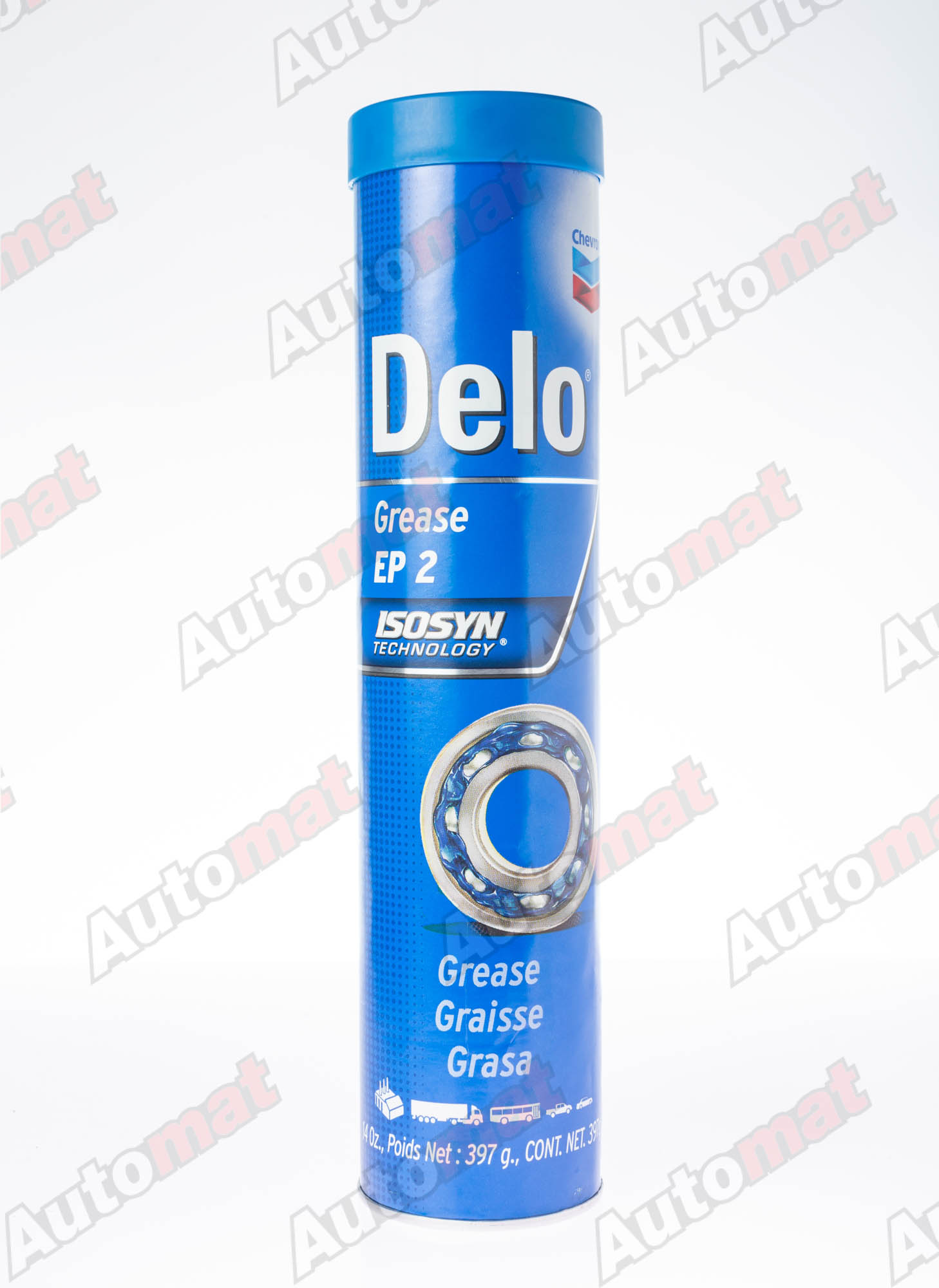 Смазка пластичная на основе литиевого мыла CHEVRON DELO GREASE EP NLGI 2, 397г