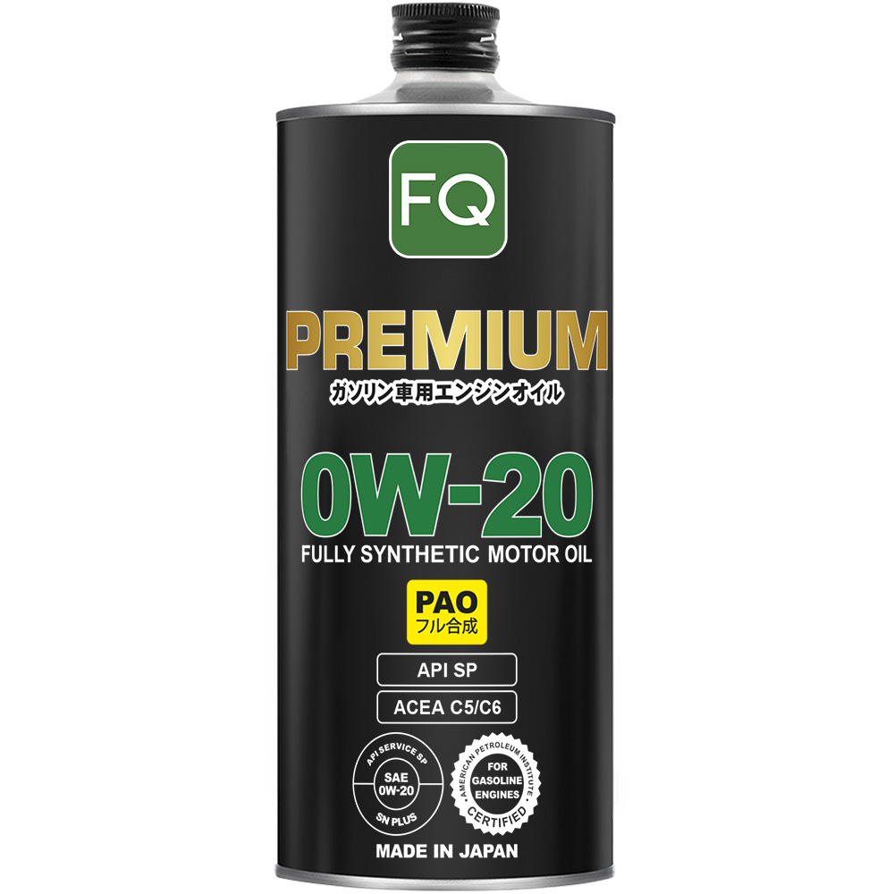 Масло моторное FQ 0W-20 SP/C5/C6 FULLY SYNTHETIC (PAO), 1л