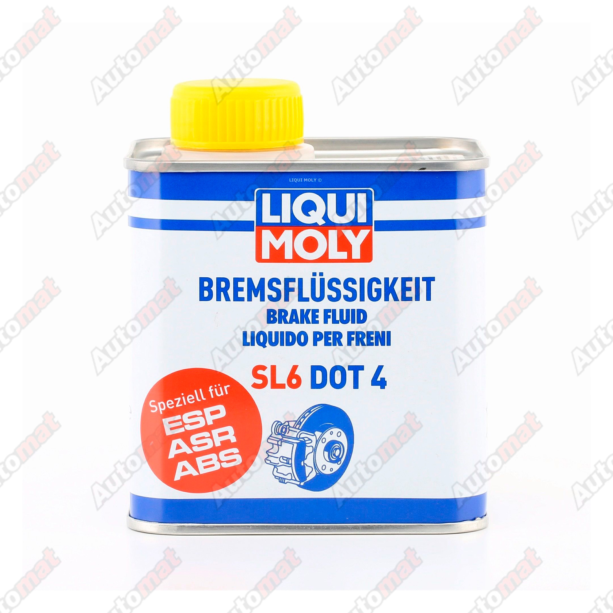 Тормозная жидкость Liqui Moly Bremsflussigkeit SL6 DOT 4 (0.5л) 3086