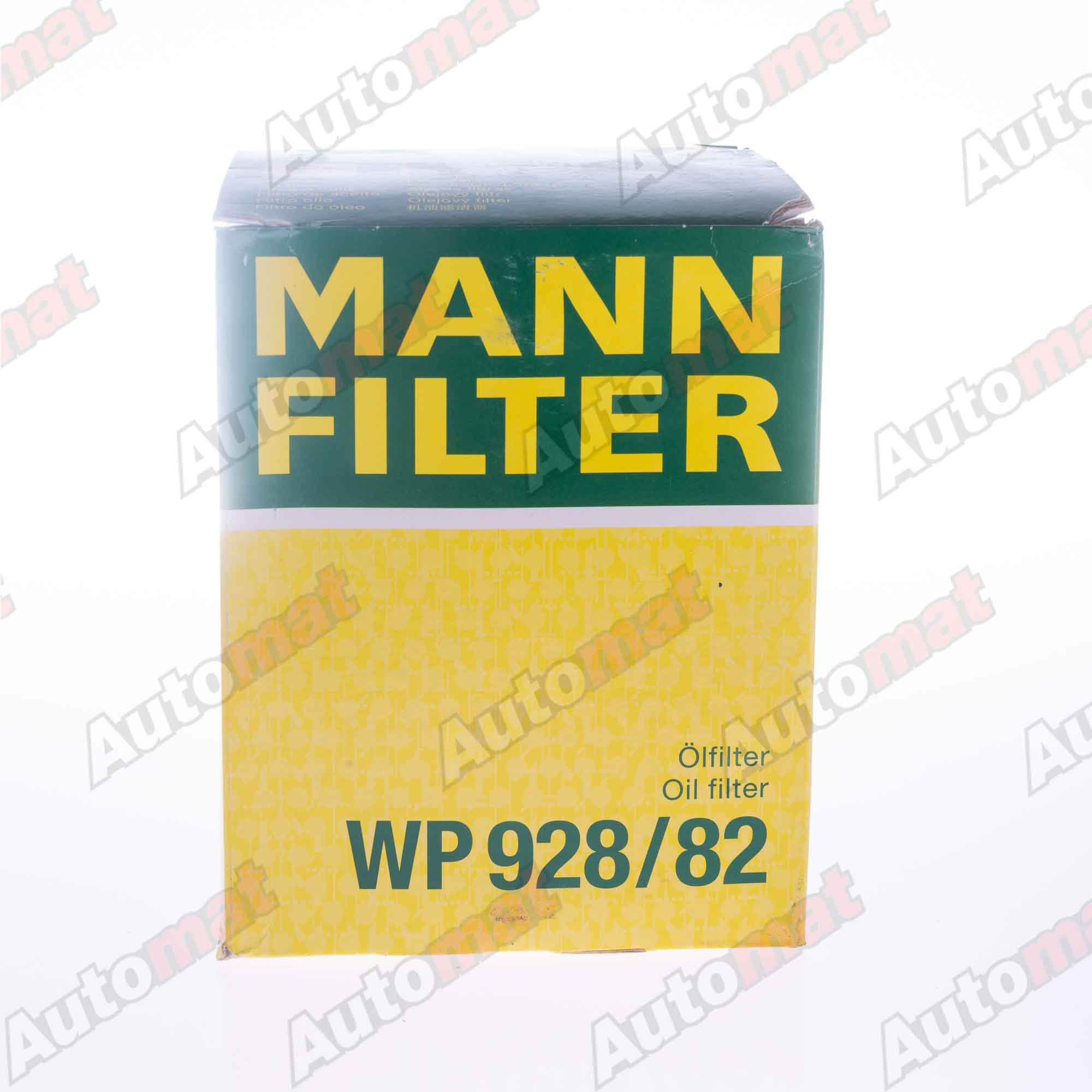 Фильтр масляный MANN-FILTER WP 928/82 / C-226