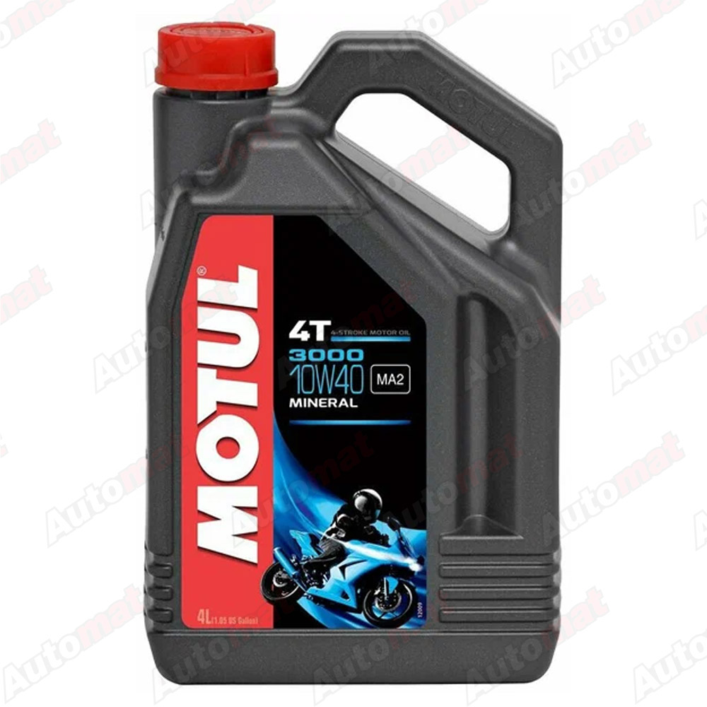 Масло моторное Motul 3000 4T 10W-40, минеральное (4л)