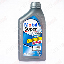 Моторное масло MOBIL SUPER 2000 Х1 10W-40 SEMI-SYNTHETIC, 1л