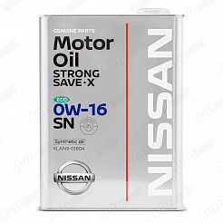 Моторное масло NISSAN SN STRONG SAVE X 0W-16, 4л
