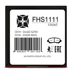 Колодки тормозные дисковые HI-STOP FHS1111 / SN939 / AN-715K / NP1060