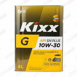 Моторное масло KIXX G 10W-30 SN PLUS, 4л