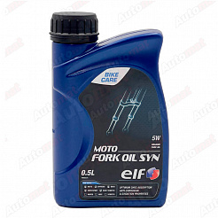 Гидравлическое масло Elf Moto Fork Oil Syn 5W, 0,5л