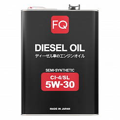 Моторное масло FQ DIESEL 5W-30 CI-4/SL SEMI-SYNTHETIC, 4л