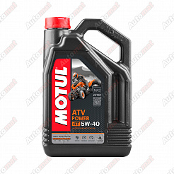 Масло моторное Motul ATV Power 4T 5W-40, 4л