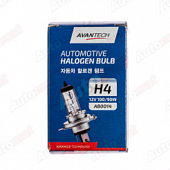 Лампа головного света AVANTECH H4 (HB2) 12V 100/90W 2150/1630 лм