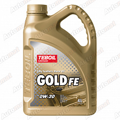 Масло моторное Teboil Gold FE 0W-20 синтетическое 4л