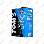 Масло моторное TOM`S Professional 0W-20 SP/GF-6 Hybrid 4л