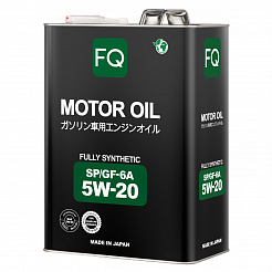 Моторное масло FQ 5W-20 SP/GF-6A FULLY SYNTHETIC, 4л